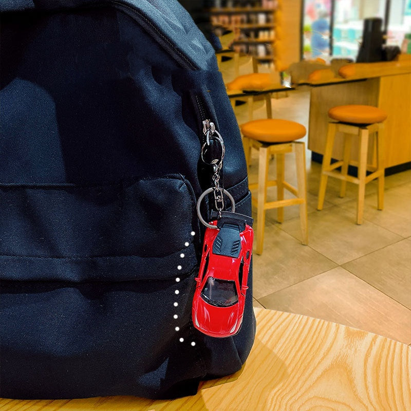 Mini Sports Car Keychain
