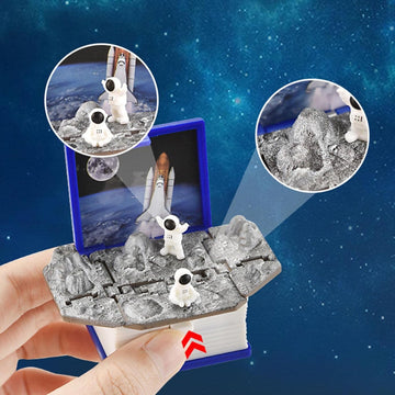 3D Foldable Educational Space Man Keychain