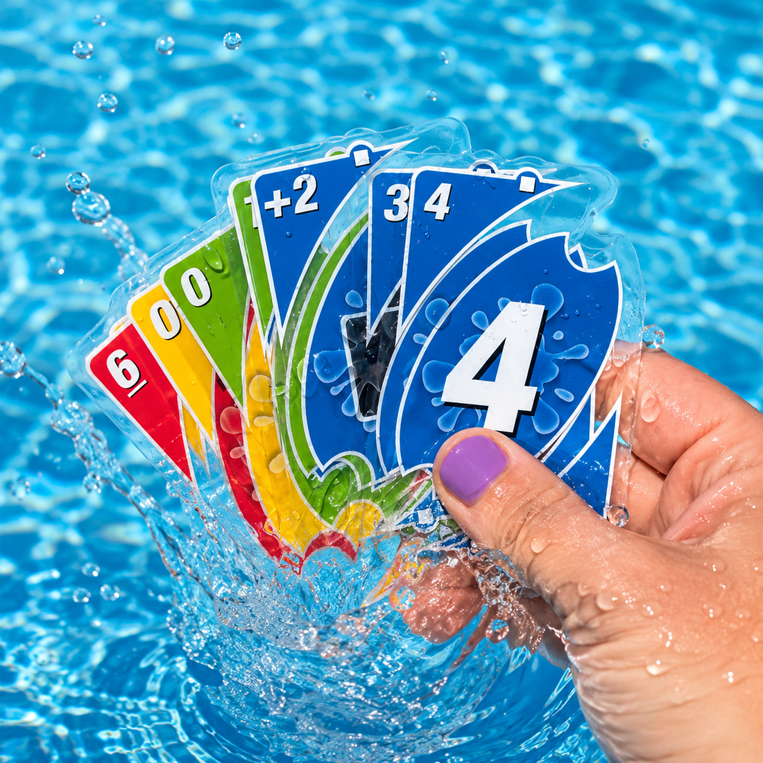 Splash UNO H2O Waterproof Cards 💦🃏