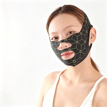 Black Double Chin Reduce Face Lifting Mask