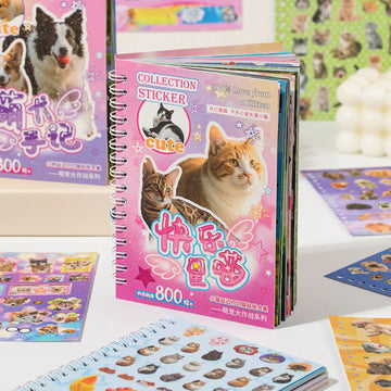 Cute Kitten Collection Sticker Book