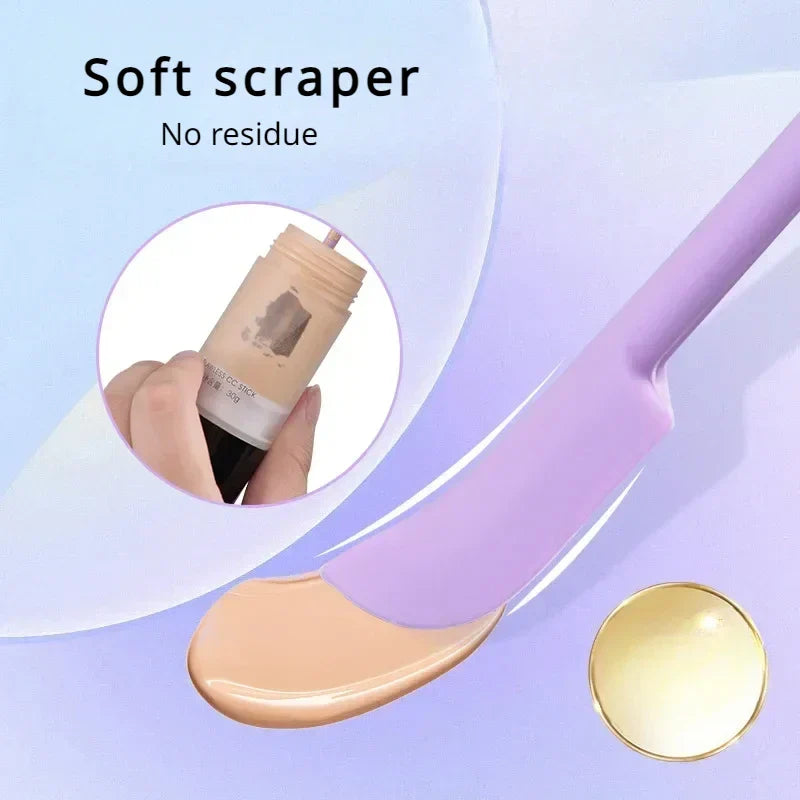 Silicone Double-Headed Makeup Scraper (Pack of 3)