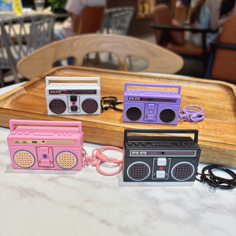 Mini Recorder Radio Keychain
